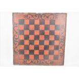 A Scumble Glazed Chessboard, 46cm Square