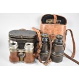 Two Pairs of Vintage Cased Binoculars