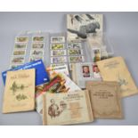 A Collection of Various Cigarette and Tea Card Albums, loose Cards etc