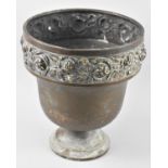 A Mid 20th Century Beldray Pressed Metal Planter of Urn Form, 33cm high