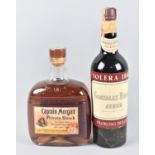 A Single Bottle of Gonzalez Byass Oloroso Sherry and Captain Morgan Private Stock Rum