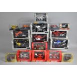 A Collection of Various Die Cast Metal Racing Bike Models to Include Maisto etc