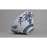 A Chinese Porcelain Blue and White Bowl of Flared Body Form on Circular Foot Decorated with