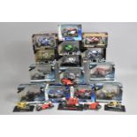 A Collection of Various Boxed and Loose Die Cast Metal Racing Bike Models