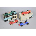 Two Boxed and Two Loose Tri-ang Scalextric Model Motor Racing Cars, Condition Issues