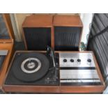A Hifi and Speaker System, Turntable and Speaker