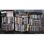Three Boxes of Various Mainstream DVDs