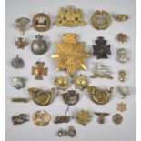 A Collection of Vintage Regimental Badges Etc