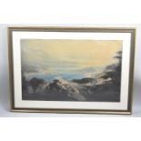 A Large Framed Print, The Plains of Heaven by John Martin
