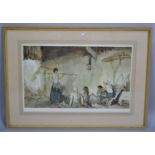 A Framed and Signed Artist's Proof Print by Russell Flint, "The Tale Bearer", 54cm x 32cm