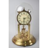 Koma Pillar Clock, Requires New Suspension, with Glass Dome, 30cms High