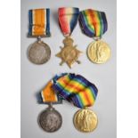 A Collection of WWI Medals Awarded to 15028 Pt. G Humphries, Welsh Regiment and 62388 Driver J L