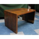 A Rectangular Coffee Table, Missing Shelf, 76x48x44.5cm high