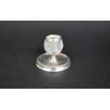 A Silver Mounted Matchstick Holder and Striker Hallmarked for Birmingham 1909 by Boots Pure Drug