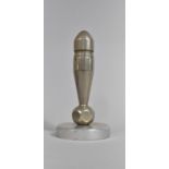 A Novelty 'Trench Art' Table Lighter in the Form of a Bomb, 15cms High (We are unable to Post This