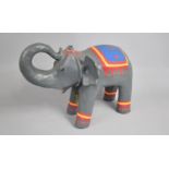 A Late 20th Century Composition Elephant, 56cm Long