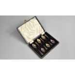 A Cased Set of Six Silver Teaspoons, Sheffield Hallmark