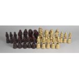 An Incomplete Anthropomorphic Animal Chess Set, Kings 16.5cms High