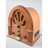 A Reproduction Steepletone Collectors Edition Radio/Cassette Player, 32cms High