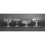 A Collection of Various 19th/20th Century Glasses to include Fern Etched and Faceted Examples