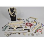A Collection of Various Costume Jewellery, Watches, Earrings etc