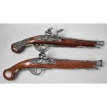 Two Modern Ornamental Models of Flintlock Pistols, Condition Issues, 37cms Long