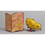 A Vintage Tinplate Clockwork Toy, Chirpy the Clockwork Chick, Working Order, with Original Box (AF)