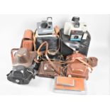 A Collection of Various Vintage Cameras to include Polaroid