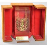 A Cased Replica of The Korean Gold Crown (National Treasure No 87 AD. 500-513) 11cms High