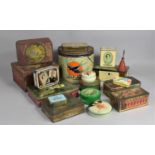 A Collection of Various Vintage Tins