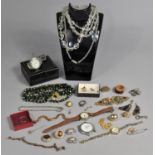 A Collection of Various Costume Jewellery to Comprise Wrist Watches, Necklaces etc