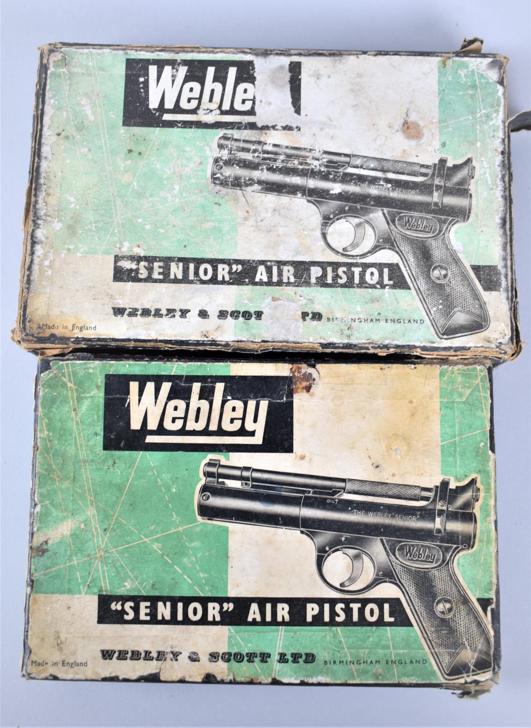 Two (Empty) Boxes for Webley "Senior" Air Pistol together with Pellets, Targets, Tools Etc - Image 2 of 2