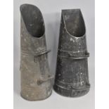 A Pair of Metal Coal Scuttles