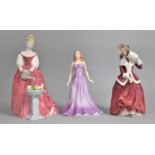 Three Royal Doulton Figures, Amethyst, Alexandra and Christmas Morn