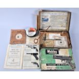 Two (Empty) Boxes for Webley "Senior" Air Pistol together with Pellets, Targets, Tools Etc