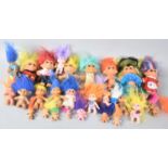 A Collection of Various Troll Dolls