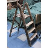 A Vintage Four Step Step Ladder