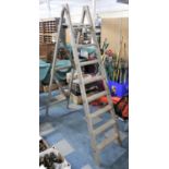 A Vintage Eight Step Step Ladder