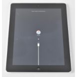 An Apple ipad, Currently Set at Restore Page