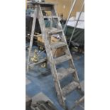 A Vintage Seven Step Step Ladder