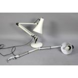 Two Mid/Late 20th Century Anglepoise Lights, One Table top and One Table Mounting, Both with