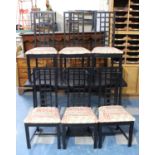 A Macintosh Extending Dining Table and Six Chairs