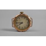 A 9ct Gold Cased Ladies Watch, 2.5cm diameter