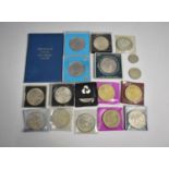 A Collection of Various Commemorative Crowns, Coin Set etc