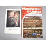 A Manchester United Vs Chelsea Programme for 16th May 1969, Cover Signed George Best Together with a