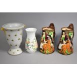 A Collection of Various Ceramics to Comprise Two Burleigh Ware Jugs 'A Reproduction of "old