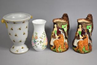 A Collection of Various Ceramics to Comprise Two Burleigh Ware Jugs 'A Reproduction of "old