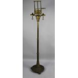 A Late 19th/Early 20th Century Four Branch Standard Lamp, Requires Repair