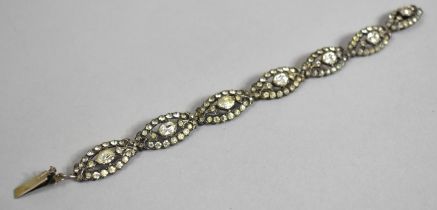 An Art Deco Silver and Marcasite Silver Bracelet