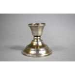 A Small Silver Candlestick by W.B.ltd, Birmingham 1925